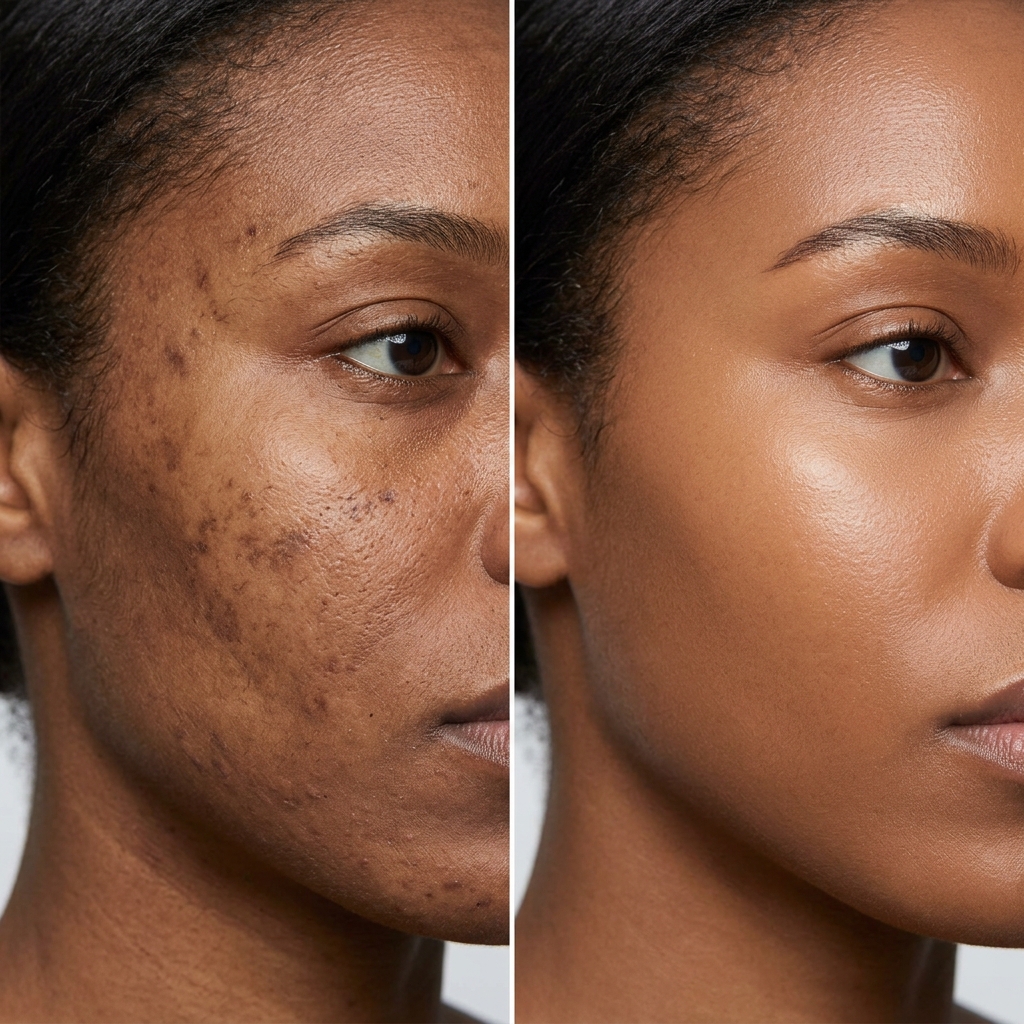 Résultat Avant / Après de Aminata D. — EloLoBeauty